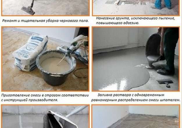 Наливной пол в квартире: пошаговая инструкция