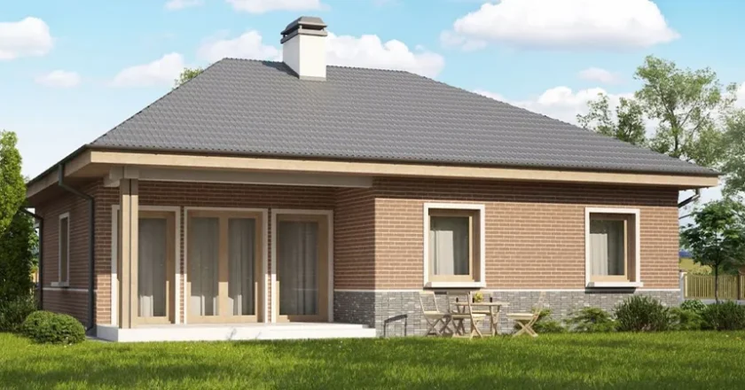 Выбор фасада для одноэтажного дома